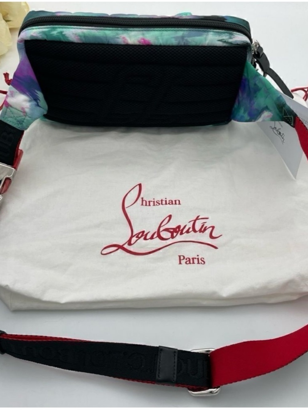 Unisex, Christian, Louboutin, loubideal adjustable belt bag made in Italy - Picture 7 of 7
